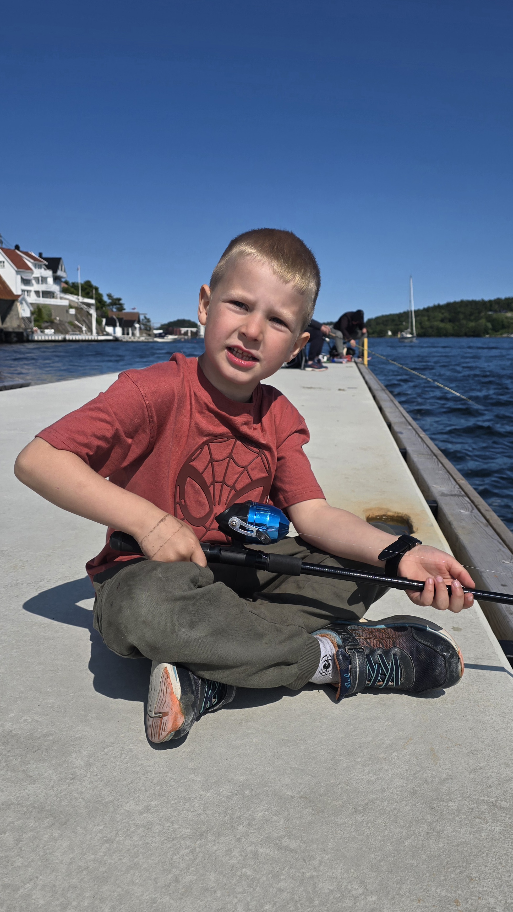 Bilde for Fiske på kaia